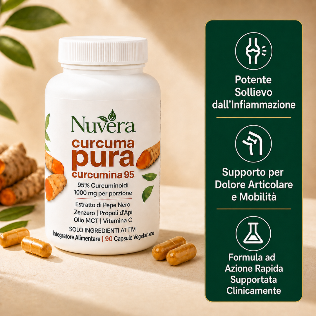 Muoviti con Più Leggerezza con la Curcuma (1,000mg)